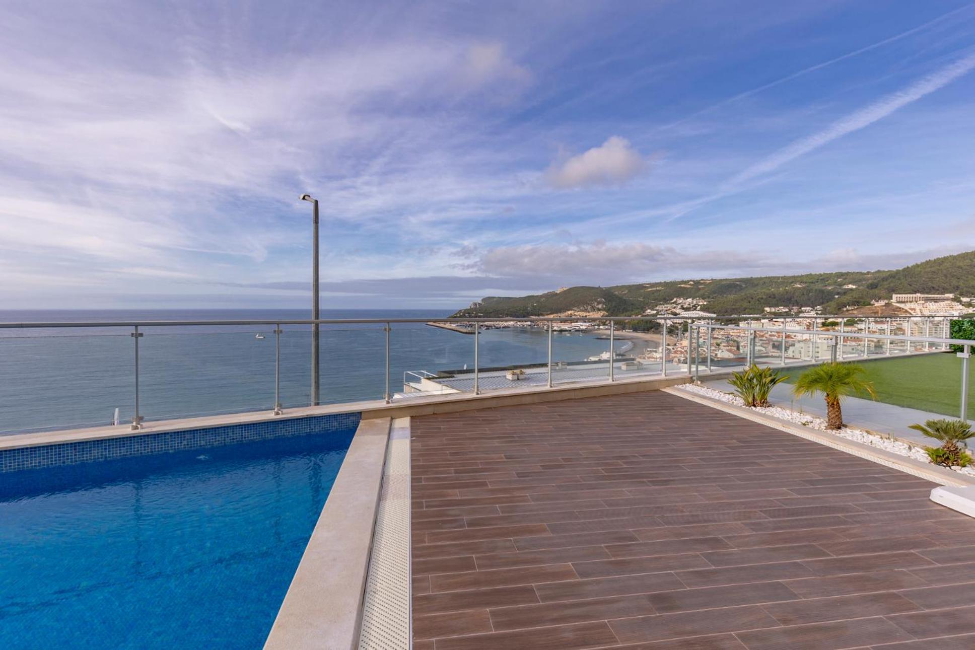 Cliffs Apartment - Astonishing View Over Sesimbra Bay By Trip2Portugal Exteriör bild